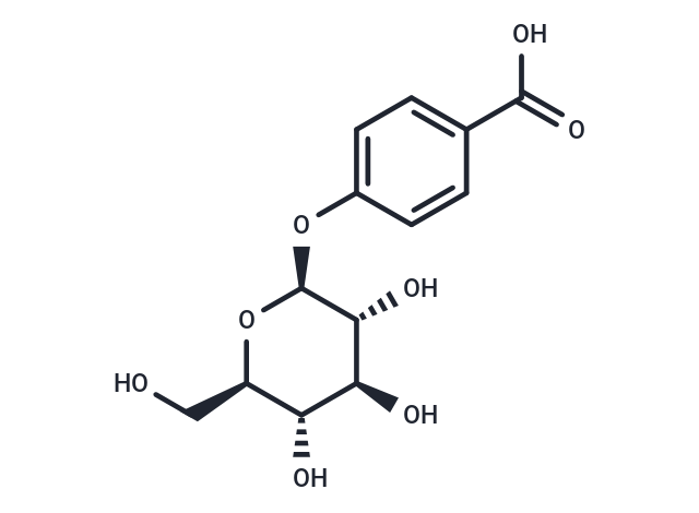 4-(β-D-glucopyranosyloxy)benzoic acid Chemical Structure