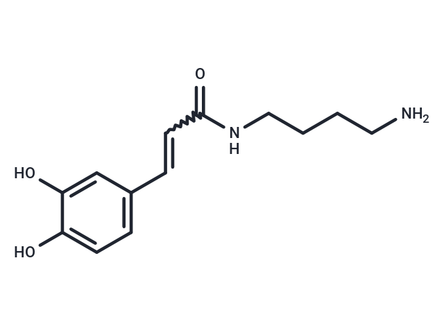 N-​Caffeoylputrescine,​(E)​- Chemical Structure