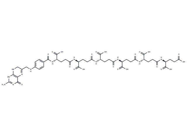 Dihydropteroyl hexaglutamate Chemical Structure