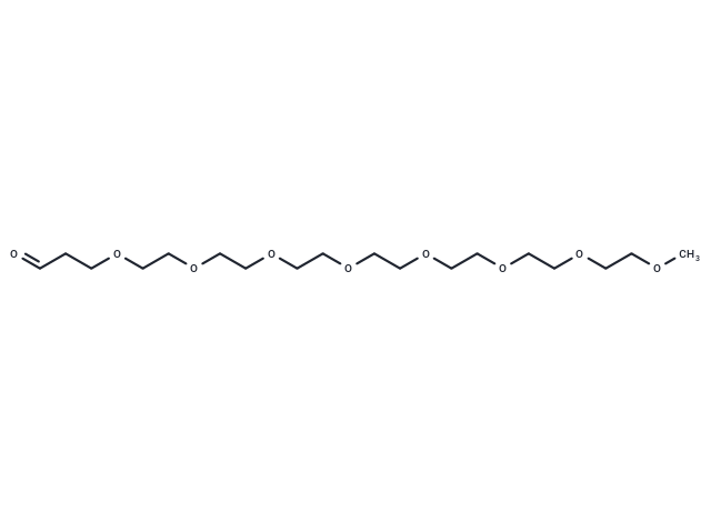 m-PEG7-CH2CH2CHO Chemical Structure