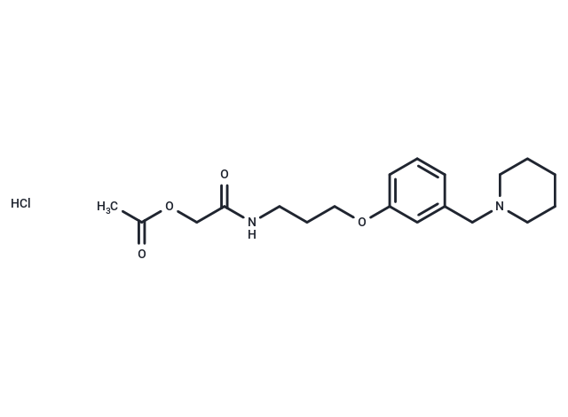 Roxatidine Acetate hydrochloride Chemical Structure
