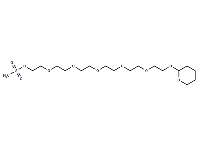 Ms-PEG6-THP Chemical Structure