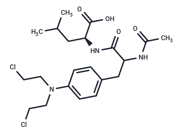 N-Acetylsarcolysinylleucine Chemical Structure