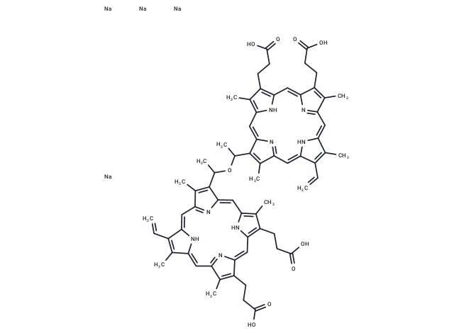 Sinoporphyrin sodium Chemical Structure