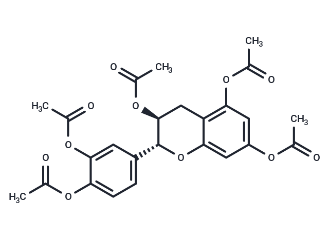 Catechin pentaacetate Chemical Structure