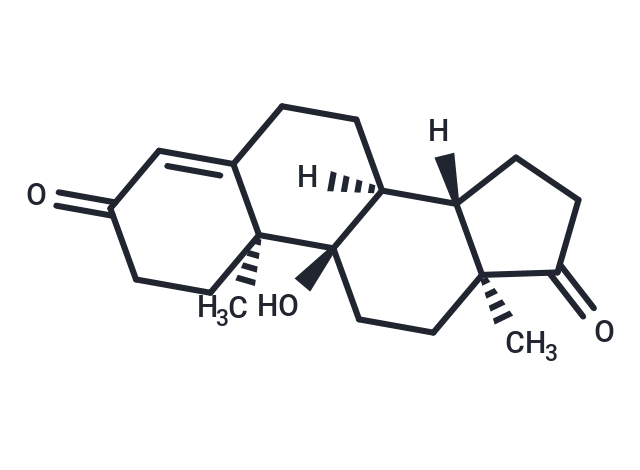 9-hydroxy-4-androstene-3,17-dione Chemical Structure