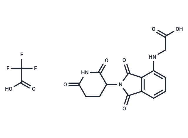 2-{[2-(2,6-dioxopiperidin-3-yl)-1,3-dioxo-2,3-dihydro-1H-isoindol-4-yl]amino}acetic acid Chemical Structure