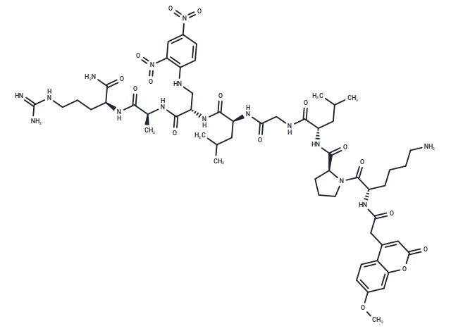 Mca-Lys-Pro-Leu-Gly-Leu-Dap(Dnp)-Ala-Arg-NH2