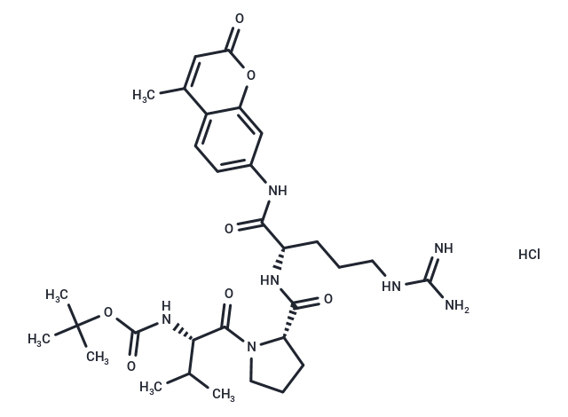 Boc-Val-Pro-Arg-MCA hydrochloride