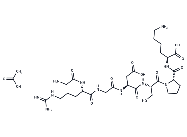 GRGDSPK acetate [144027-77-0]