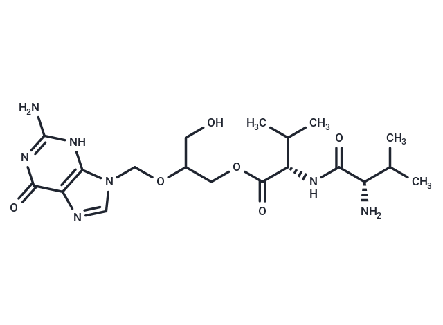 Valine-valine-ganciclovir