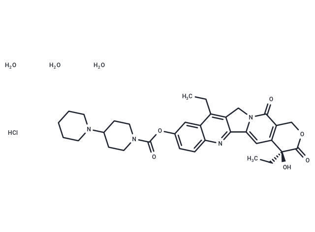 Irinotecan hydrochloride trihydrate [136572-09-3]