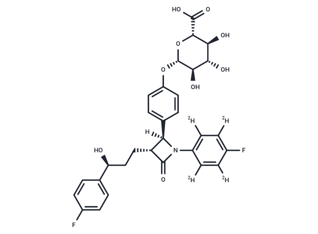 Ezetimibe-d4 Phenoxy beta-D-Glucuronide [1426174-41-5]