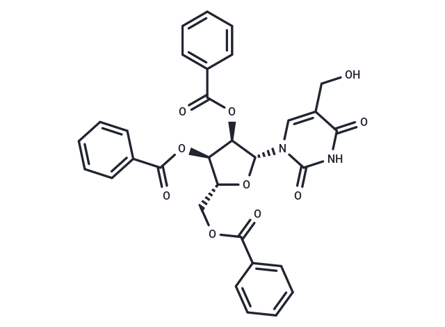 2',3',5'-Tri-O-benzoyl-5-hydroxymethyluridine