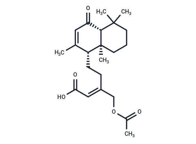 16-Acetoxy-6-oxo-7,13-labdadien-15-oic acid 16-Acetoxy-6-oxo-7,13-labdadien-15-oic acid