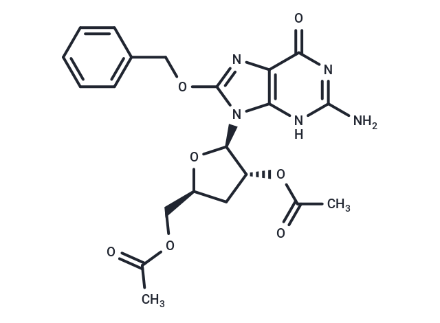 2',3'-Di-O-acetyl-8-benzyloxy-3'-deoxy   guanosine