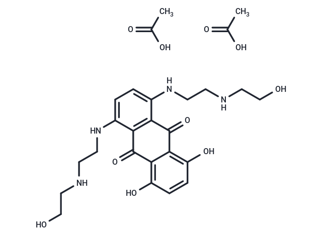 Mitoxantrone diacetate [70711-41-0]
