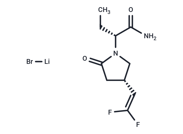 Seletracetam lithium bromide