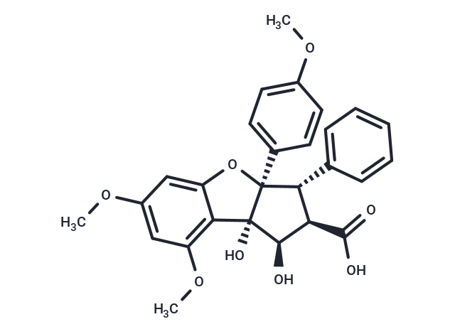Rocagloic acid
