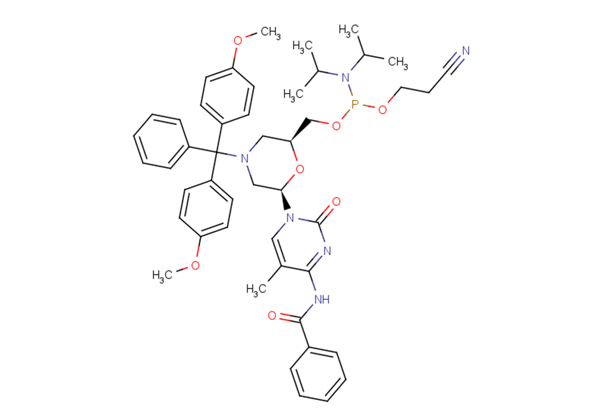 N4-Benzoyl-N-DMTr- morpholino-5-methylcytosine-5'-O-phosphoramidite
