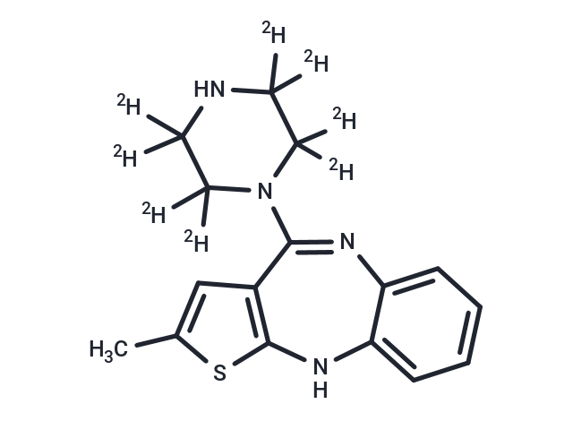 N-Desmethyl Olanzapine-d8 [786686-82-6]