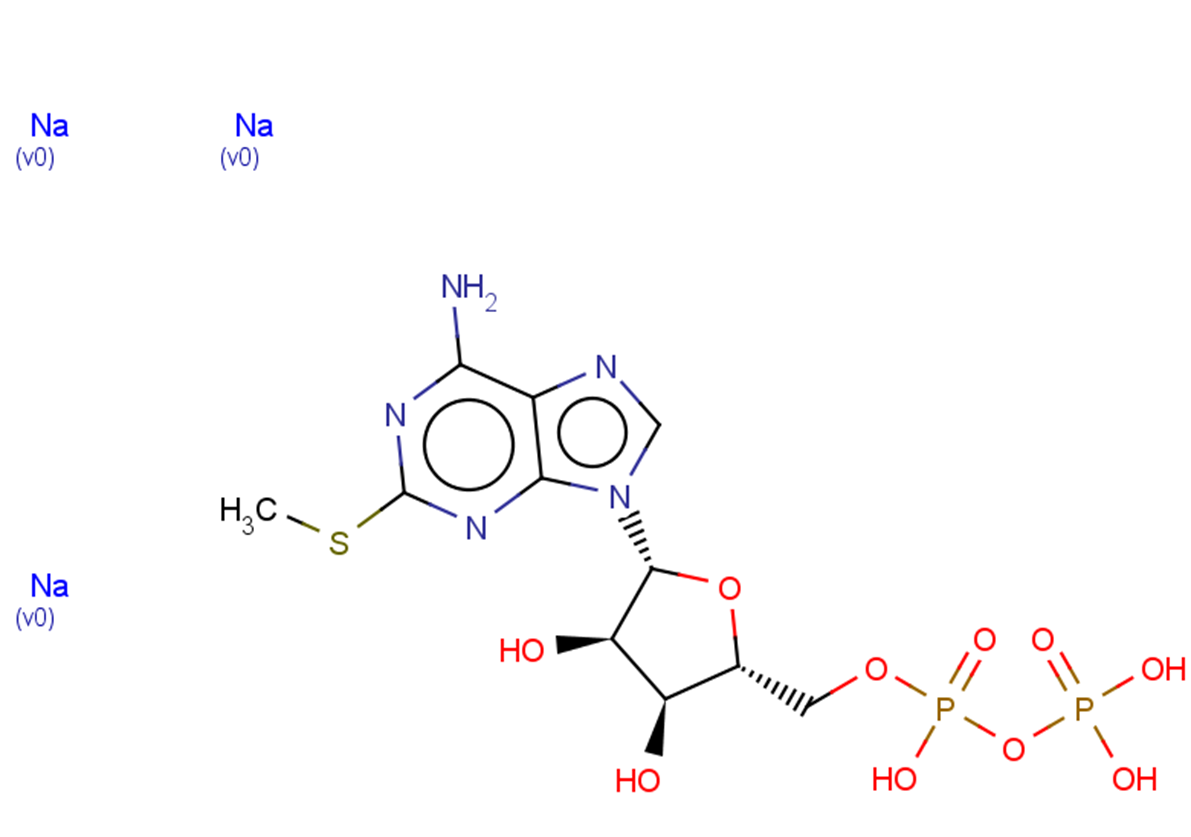 2-Methylthioadenosine diphosphate trisodium [475193-31-8]