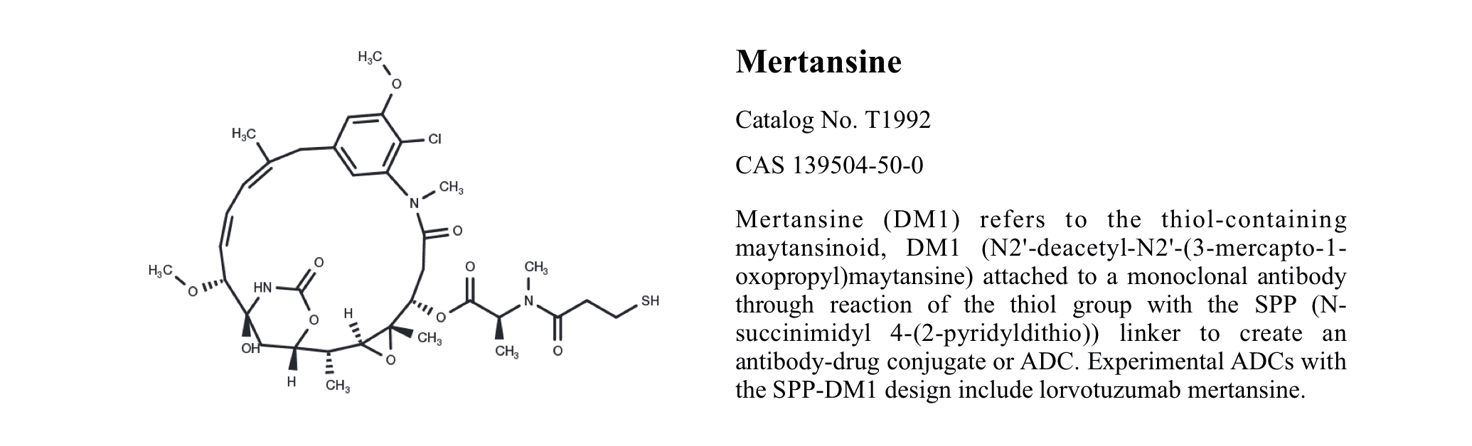 WIKIMOLE — Mertansine