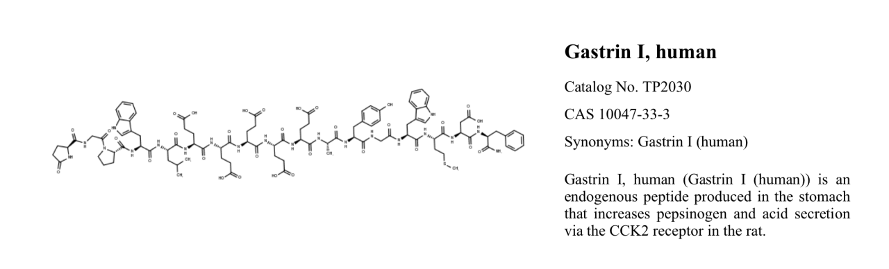 WIKIMOLE—Gastrin I, human 