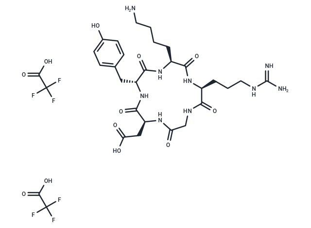 Cyclo(RGDyK) trifluoroacetate [250612-42-1]