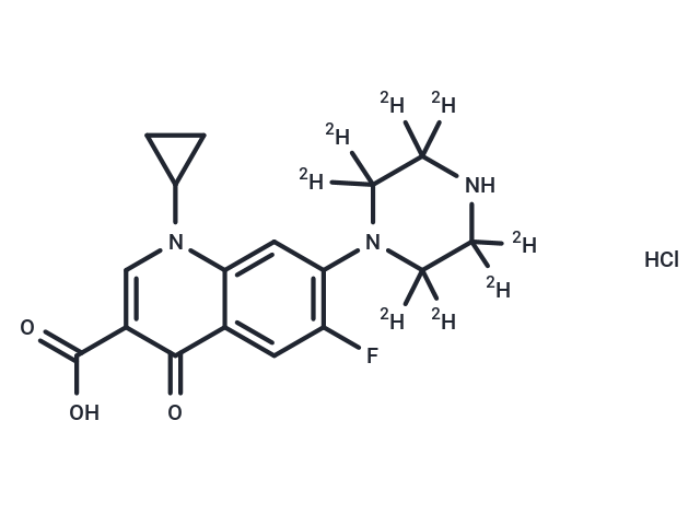 Ciprofloxacin-d8 Hydrochloride [1216659-54-9]