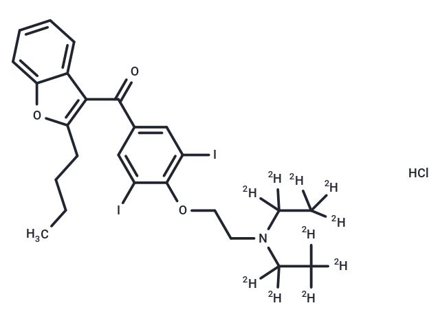 Amiodarone-d10 Hydrochloride [1261393-77-4]