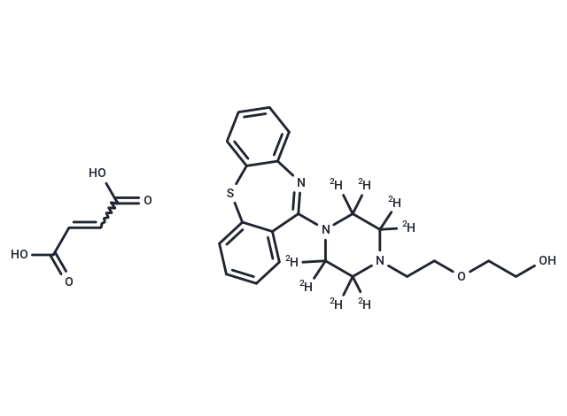 Quetiapine-d8 Fumarate [1185247-12-4]