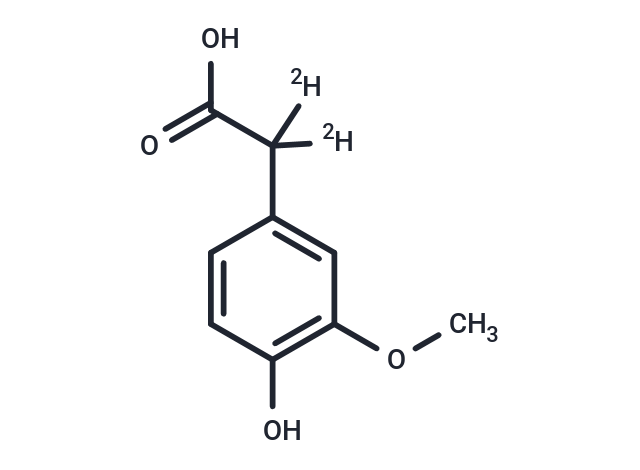 (4-Hydroxy-3-methoxyphenyl)acetic-2,2-d2 Acid [53587-33-0]