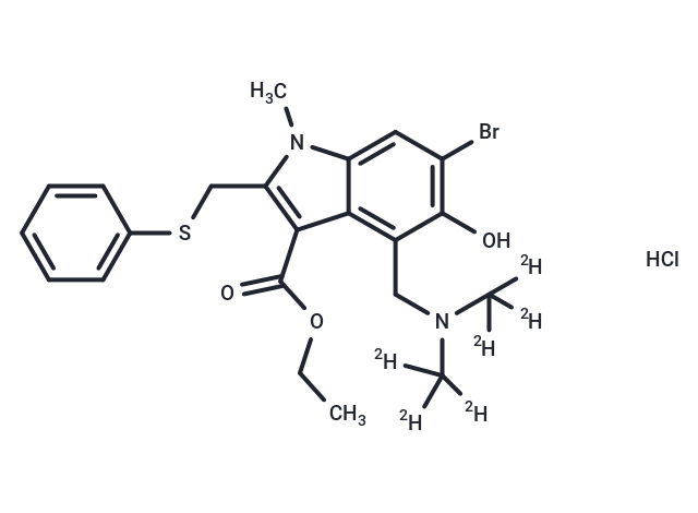 Arbidol-d6 Hydrochloride [2928218-29-3]
