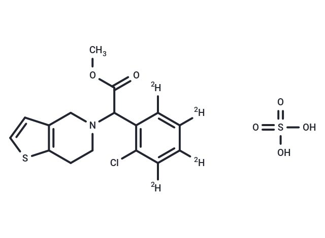 rac-Clopidogrel-d4 Hydrogen Sulfate [1219274-96-0]
