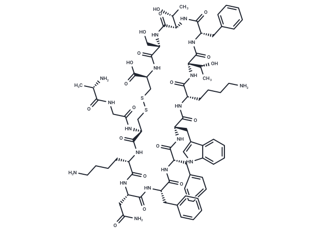 Cyclic somatostatin [38916-34-6]