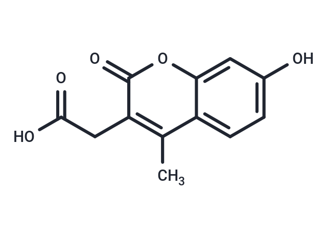 7-Hydroxy-4-methylcoumarin-3-acetic acid [5852-10-8]