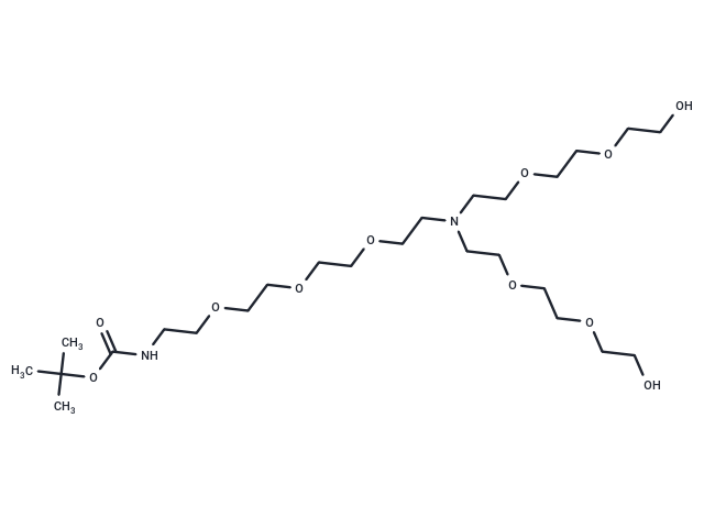 N-(Boc-PEG3)-N-bis(PEG2-alcohol)