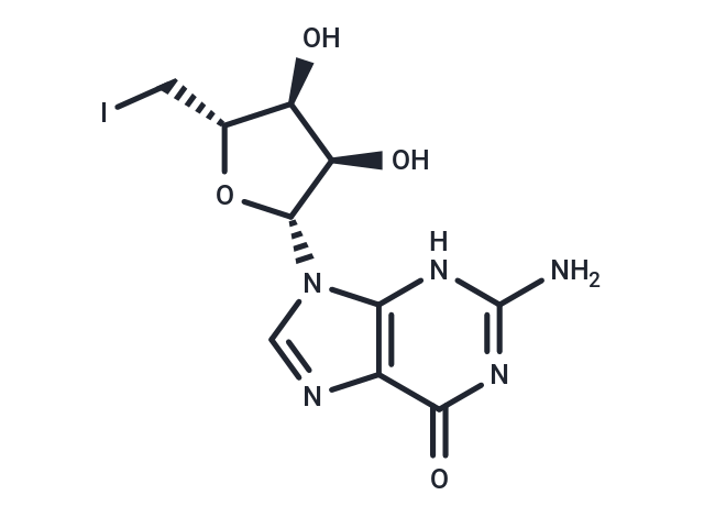 5'-Deoxy-5'-iodoguanosine
