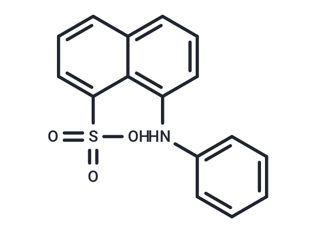 8-Anilino-1-naphthalenesulfonic acid [82-76-8]