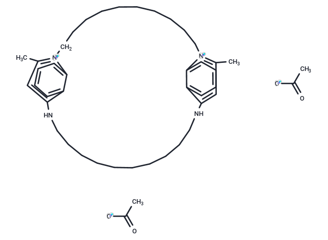Bisdequalinium diacetate