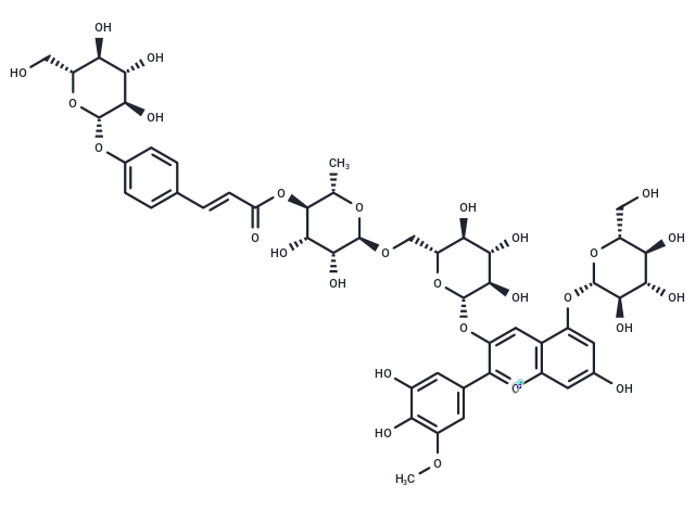 Petunidin 3-Rutinose(trans-pCoumaryl)glucoside-5-glucoside