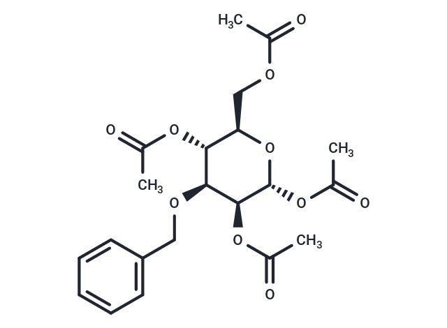 α-D-Mannopyranose, 3-O-(phenylmethyl)-, 1,2,4,6-tetraacetate