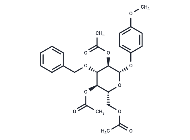 4-Methoxyphenyl 2,4,6-Tri-O-acetyl-3-O-benzyl-β-D-glucopyranoside
