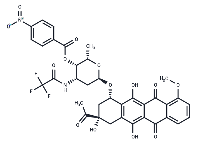 N-Trifluoroacetamido-4′-p-nitrobenzoyl daunorubicin