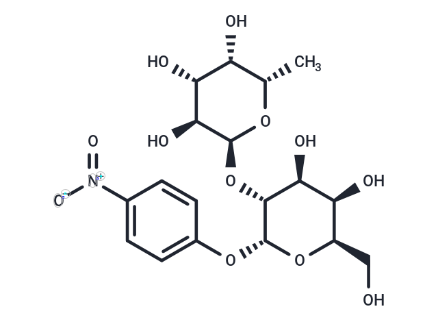 4-Nitrophenyl 2-O-(6-deoxy-α-L-galactopyranosyl)-α-D-galactopyranoside