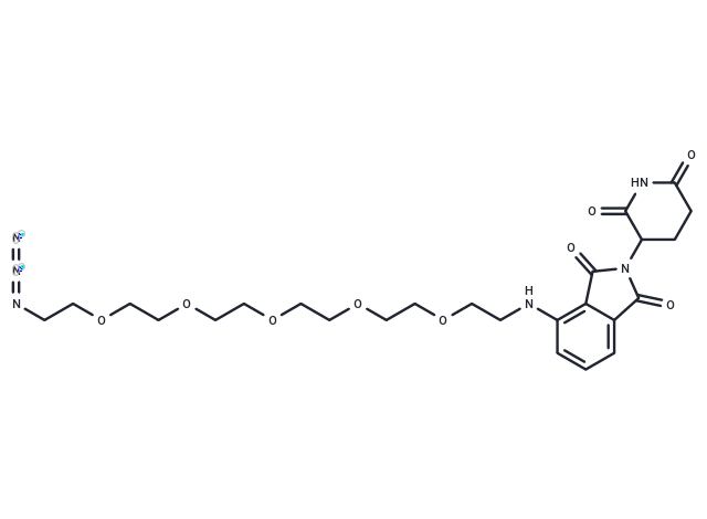Pomalidomide 4'-PEG5-azide
