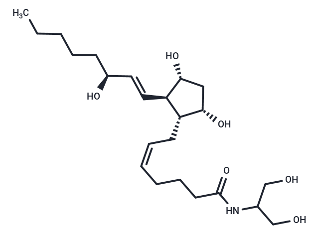 Prostaglandin F2α serinol amide