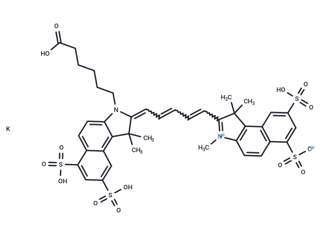 Sulfo-Cyanine5.5 carboxylic acid potassium