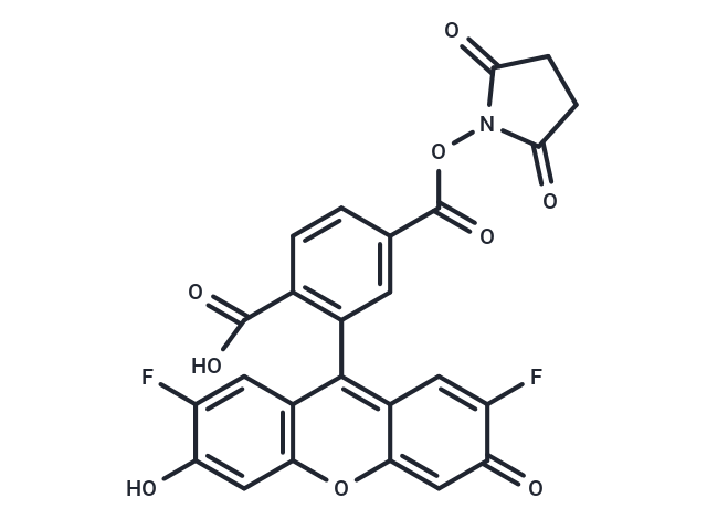 Difluorocarboxyfluorescein NHS Ester, 6-isomer